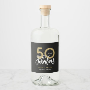 Etiqueta Para Botella De Licor 50 y un fabuloso y elegante fiesta