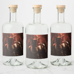 Etiqueta Para Botella De Licor A veces es el infierno - Vaquero