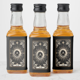 Etiqueta Para Botella De Licor Anillo de compromiso Tarot boda