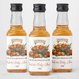 Etiqueta Para Botella De Licor Baby Shower, el mercado de los productores de cala