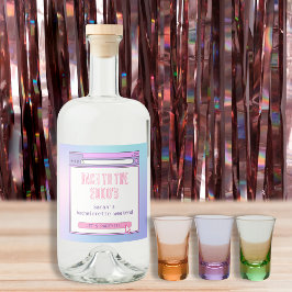 Etiqueta Para Botella De Licor Bach to the 2000's Bachelorette Personalizada