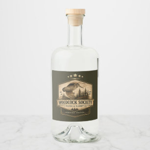 Etiqueta Para Botella De Licor Becada