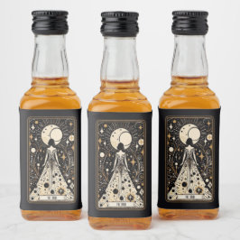 Etiqueta Para Botella De Licor Boda Tarot Bride