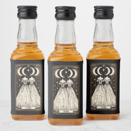 Etiqueta Para Botella De Licor Boda Tarot Brides