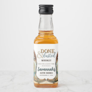 Etiqueta Para Botella De Licor Boots y Bubbly Country Cowgirl Cumpleaños Occident