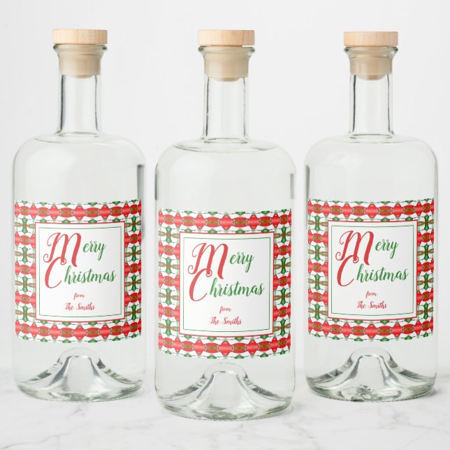 Etiqueta Para Botella De Licor Bosque (Botellas)