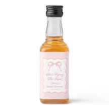 Bow rosa: está atando la ducha nupcial