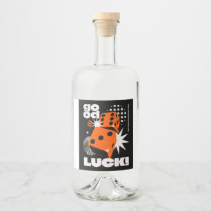 Etiqueta Para Botella De Licor Buena suerte
