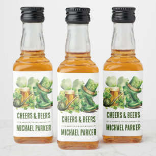 Etiqueta Para Botella De Licor Cheers Beers Adultos Cumpleaños Favor del Día de S