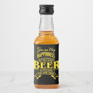 Etiqueta Para Botella De Licor Cita Divertida de Cerveza