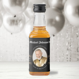 Etiqueta Para Botella De Licor Clásica añeja a la perfección 50 cumpleaños