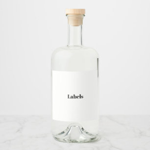 Etiqueta Para Botella De Licor Crea tu propia promoción de marca simple