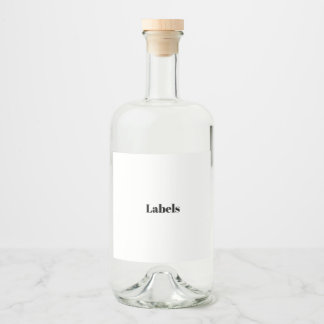 Etiqueta Para Botella De Licor Crea tu propia promoción de marca simple