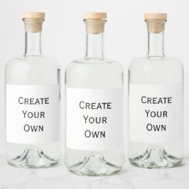 Etiqueta Para Botella De Licor Crear el propio