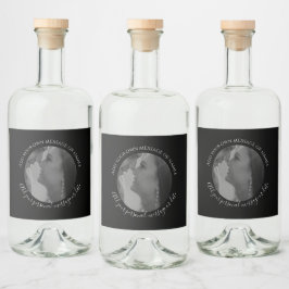 Etiqueta Para Botella De Licor Crear su propio Boda de botellas fotográficas de l