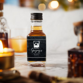 Etiqueta Para Botella De Licor Despedida de soltero moderna y elegante