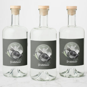 Etiqueta Para Botella De Licor Deutsch Drahthaar