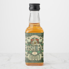 Etiqueta Para Botella De Licor Día de los Sta Patrones Irlandés Pub Funny