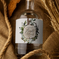 Ducha de matrimonio botánica de granero rústico