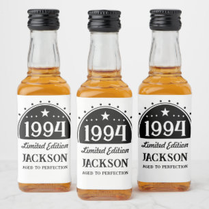 Etiqueta Para Botella De Licor Edición Limitada 30 cumpleaños