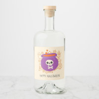 Eelixir de poción de Spooky de Halloween Retro