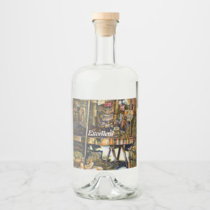 Etiqueta Para Botella De Licor El brillo de la creatividad