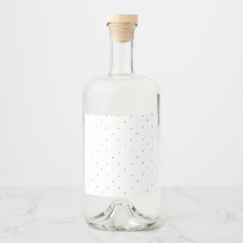 Etiqueta Para Botella De Licor Elegancia Atemporal del Día de San Valentín