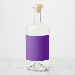 Etiqueta Para Botella De Licor Elegante botella de vidrio con etiqueta morada