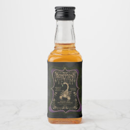 Etiqueta Para Botella De Licor Escorpión Venom Halloween gótico apoteario