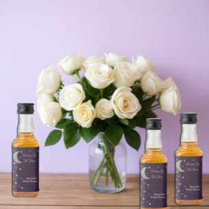 Etiqueta Para Botella De Licor Escrito En Stars Bridal Shower
