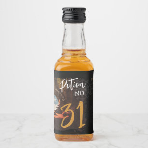 Etiqueta Para Botella De Licor Etiqueta de Botella de Halloween de Adivina