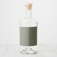 Etiqueta de botella verde mosca - textura de ruido