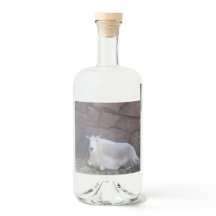 Etiqueta de la botella de cabra