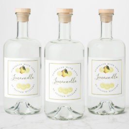 Etiqueta Para Botella De Licor Etiqueta de Limoncello casera personalizado