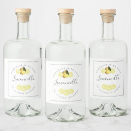 Etiqueta Para Botella De Licor Etiqueta de Limoncello casera personalizado