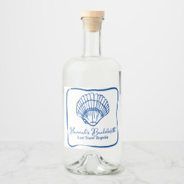 Etiqueta Para Botella De Licor Etiqueta de última bebida de bebida de tostada