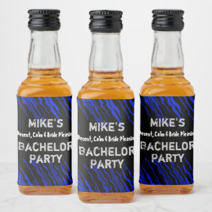 Etiqueta Para Botella De Licor Etiqueta del frasco del licor del partido del bach