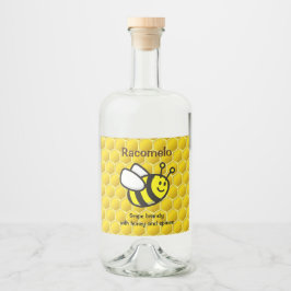 Etiqueta Para Botella De Licor Etiqueta Personalizado Racomelo de Honeybee