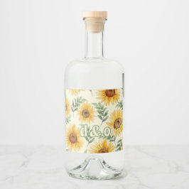 Etiqueta Para Botella De Licor Eucalyptus Boda Botánico Floral