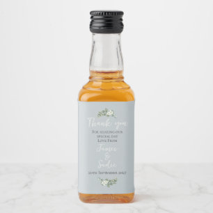 Etiqueta Para Botella De Licor Eucalyptus Mini