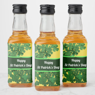 Etiqueta Para Botella De Licor Feliz Día de San Patricio