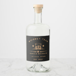 Etiqueta Para Botella De Licor Fiesta de Despedida de Soltero con Tema de Whisky