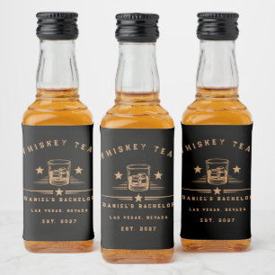Etiqueta Para Botella De Licor Fiesta de Despedida de Soltero Personalizada de Fi