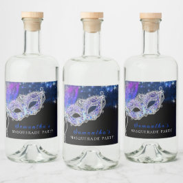 Etiqueta Para Botella De Licor Fiesta de disfraz personalizada
