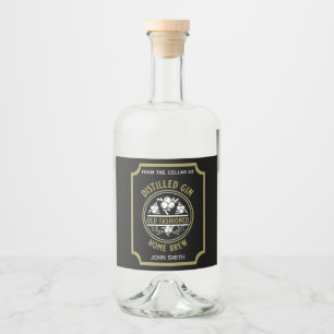 Etiqueta Para Botella De Licor Frasco de personalizado Gin