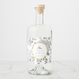 Etiqueta Para Botella De Licor Ginbottle personalizadas