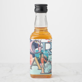 Etiqueta Para Botella De Licor Graduación de imágenes en color agua