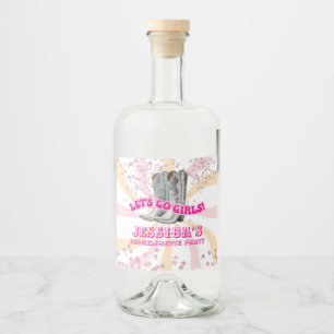 Etiqueta Para Botella De Licor Groovy Vamos Chicas Fiesta de Despedida de Soltera