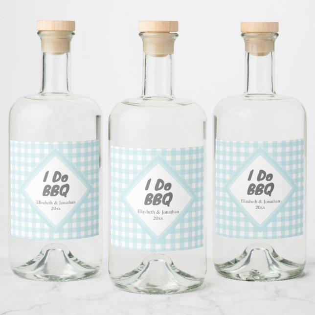 Etiqueta Para Botella De Licor Hago barbacoa (Botellas)