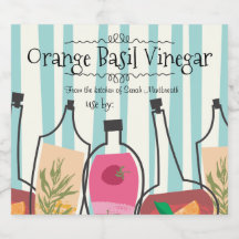 Hierbas aromatizantes vinagres aromatizados etique